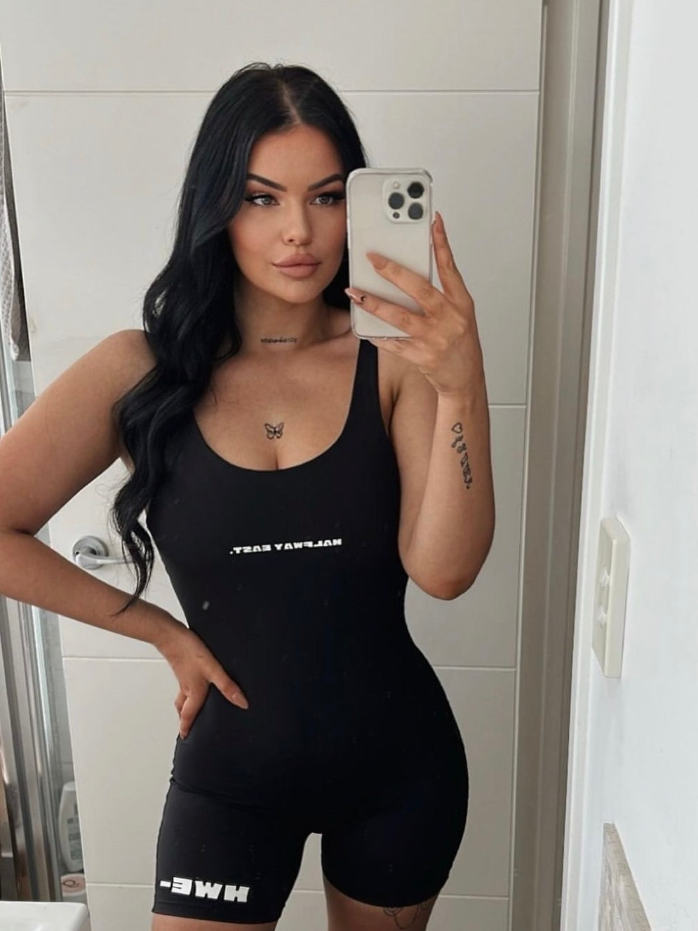 Starting Line bodysuit - Black